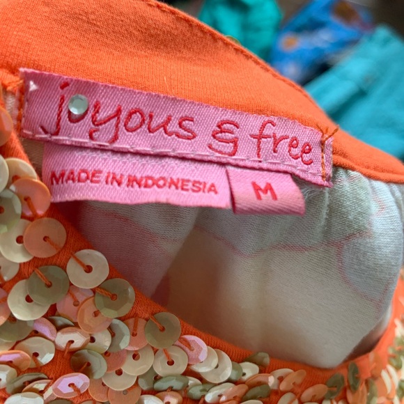 Joyous & free patterned dress with Sequins - Med - Picture 3 of 3